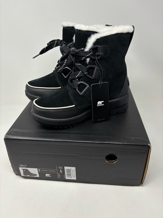 Sorel Shoes - Sorel Tivoli IV Lace-Up Waterproof Black Boots Size 5 NEW IN BOX